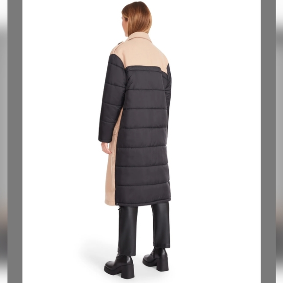 Steven Madden SAVANNAH COAT CAMEL FABRIC - Picture 2 of 5